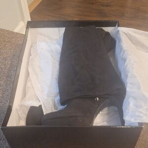 Thalia Sodi Elegant Black Suede Boots